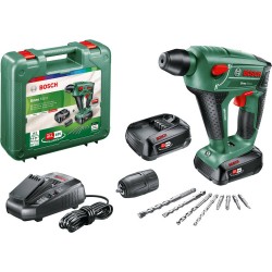 Bosch Home and Garden Uneo Maxx SDS-Quick-Accu-boorhamer 18 V 2.5 Ah Li-ion Incl. 2 accus Incl. koffer 1554875