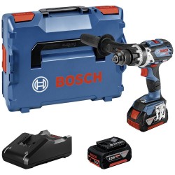 Bosch Professional GSB 18V-110 Accu-klopboor/schroefmachine Brushless, Incl. 2 accus, Incl. lader, Incl. koffer