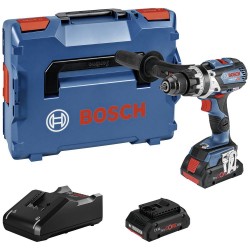 Bosch Professional GSB 18V-110 C Accu-klopboor/schroefmachine Incl. 2 accus, Incl. lader, Incl. koffer