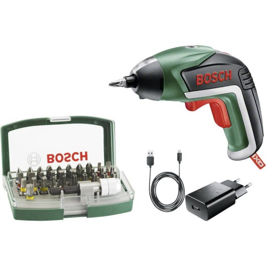 Bosch IXO V 06039A800S Accu-schroefmachine 3.6 V 1.5 Ah Li-ion Incl. accu, Incl. accessoires Bosch IXO V 06039A800S Accu-schroefmachine 3.6 V 1.5 Ah Li-ion Incl. accu, Incl. accessoires