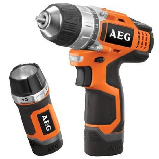 AEG Powertools BS 12 C2 - 12 V Accu-Compact-Schroefboor-Machine AEG Powertools BS 12 C2 - 12 V Accu-Compact-Schroefboor-Machine